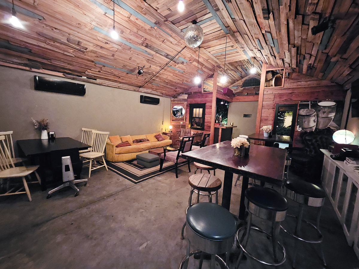 indoor sitting space with couches and chairs